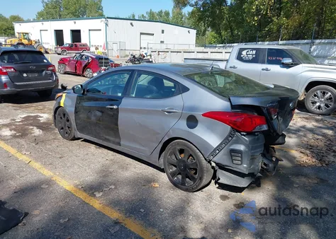 2013 Hyundai Elantra Limited из США, поврежденный, VIN KMHDH4AE2DU768472